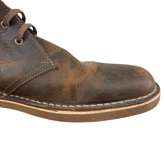 Clarks Mens Bushacre 2 Chukka Boots Ankle Shoes Raw Leather  display picture 1